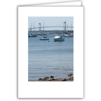 Helen Eddy photo card - Boat Coming Ashore, Newport RI - Item 36d-05