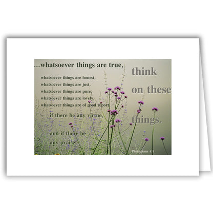 Helen Eddy photo card - …whatsoever things are true - Item 50D-1201-18w
