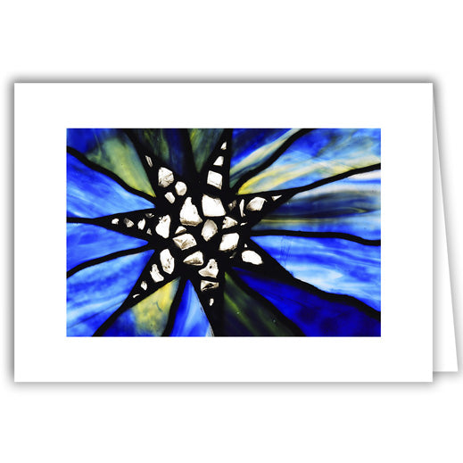 Helen Eddy photo card - TMC Stained Glass Star - Item 50D-1222-12A
