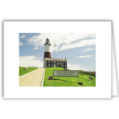 Helen Eddy photo card - Montauk Point Lighhouse - Item 1231-20A