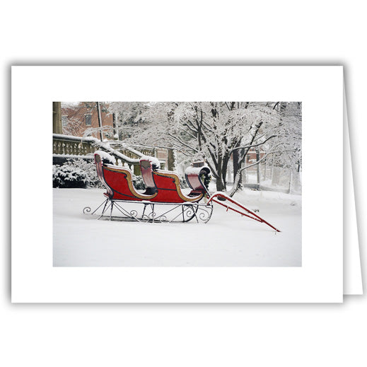 Helen Eddy photo card - Sleigh (H) - Winter - Item 50D-1278-20