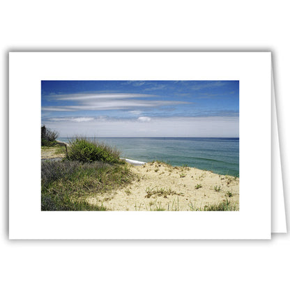 Helen Eddy photo card - Dune and Sand Looking Out - Cape Cod - Item 50D-1398-7
