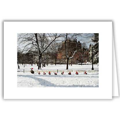 Helen Eddy photo card - Make Way For Duckings Hats (H) - Winter - Item 50D-787-30A
