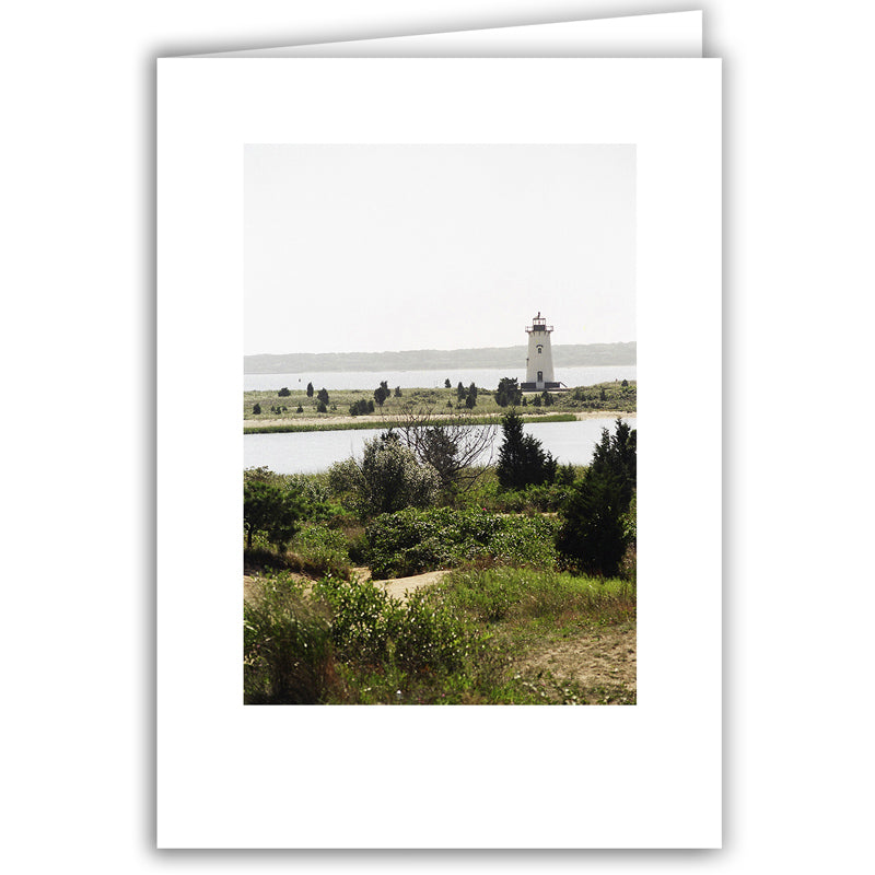 Helen Eddy photo card - Edgartown Lighthouse, Martha's Vineyard, MA - Item 1042-10A