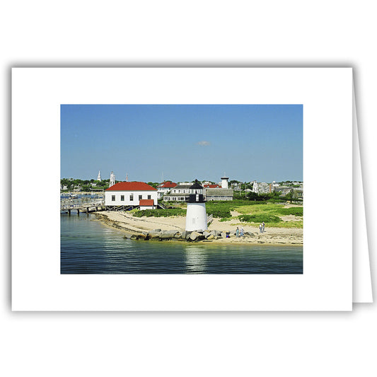 Helen Eddy photo card - Brant Point Light, Nantucket, MA - Item 1195-7A