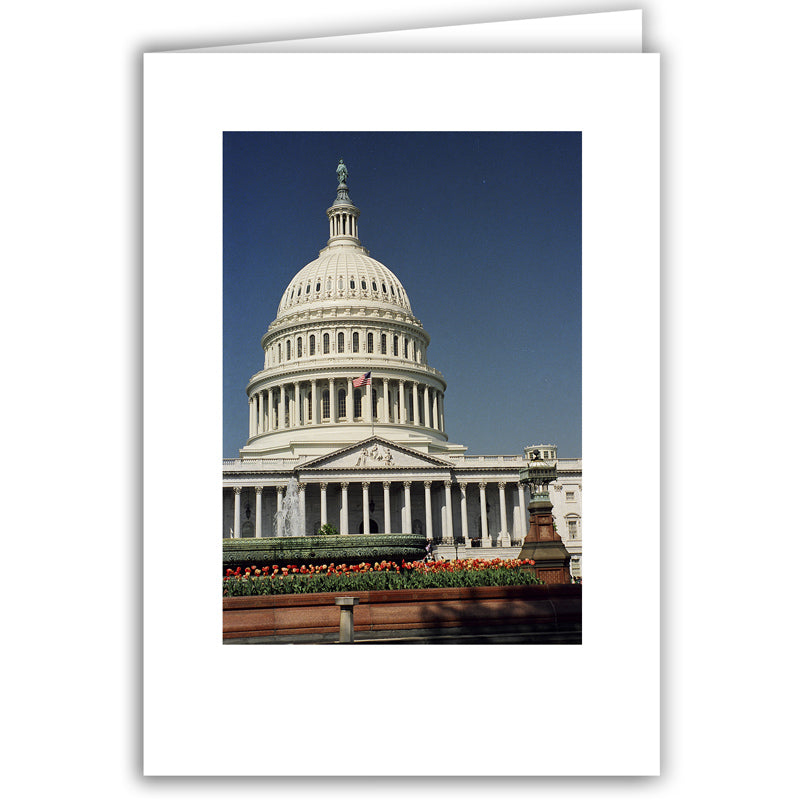 Helen Eddy photo card - Capitol Building with Blue Sky - Washington DC - Item 50d-387-10