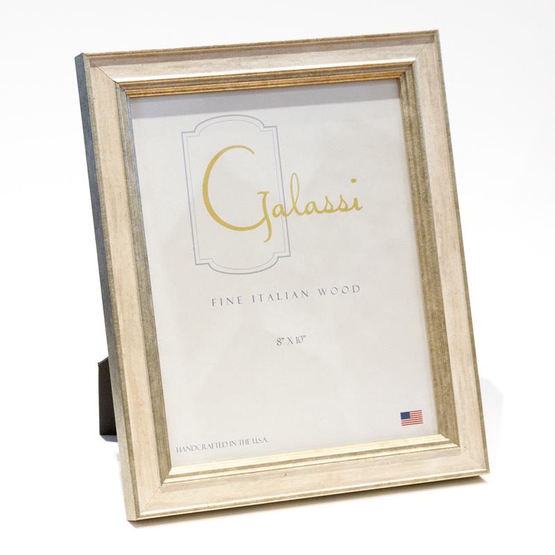 F.G. Galassi 8x10 antique silver ready made picture frame - style 51480