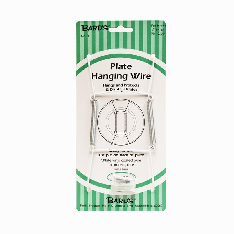Bard's 8-10 inch White Plate Hanger