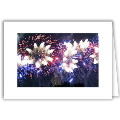 Helen Eddy photo card - Fireworks, Red White and Blue - Item 80D-64