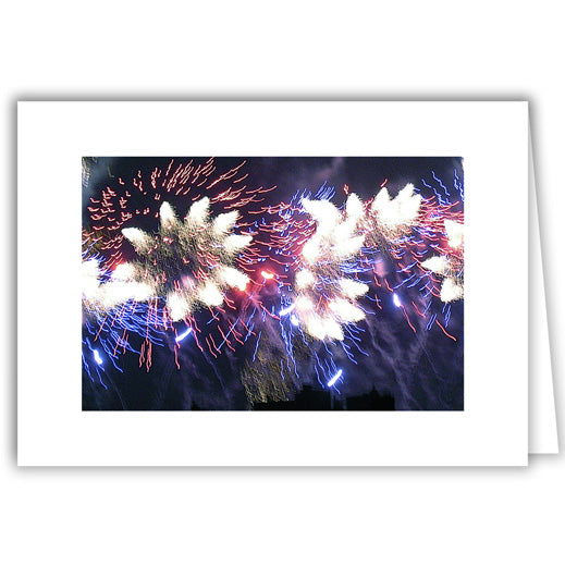 Helen Eddy photo card - Fireworks, Red White and Blue - Item 80D-64