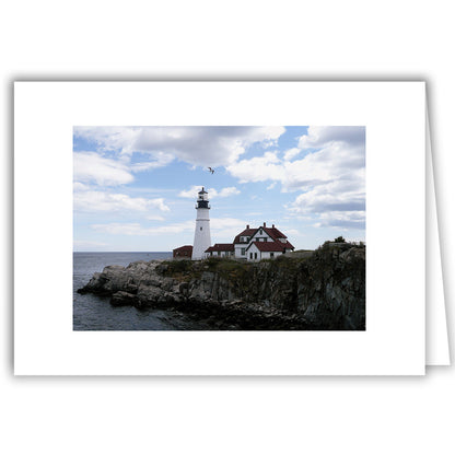 Helen Eddy photo card - Portland Head Light, Cape Elizabeth, ME - Item 99d-92