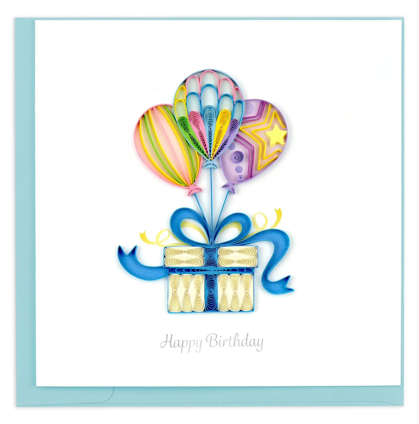 Quilling Card  "Balloon Surprise" style BD164
