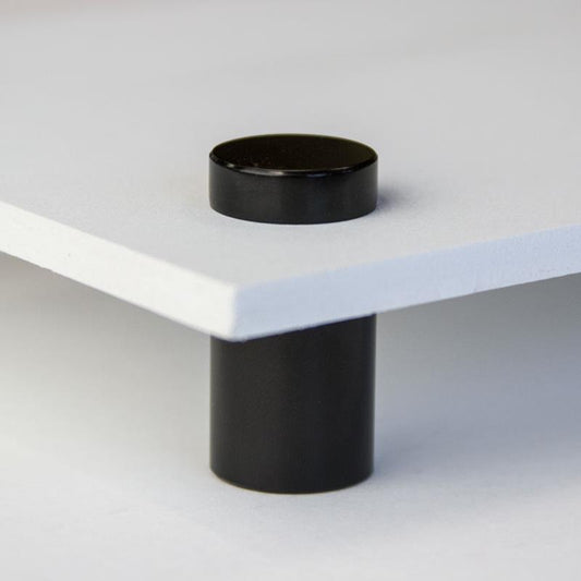Standoff post - 3/4" x 1" Black aluminum