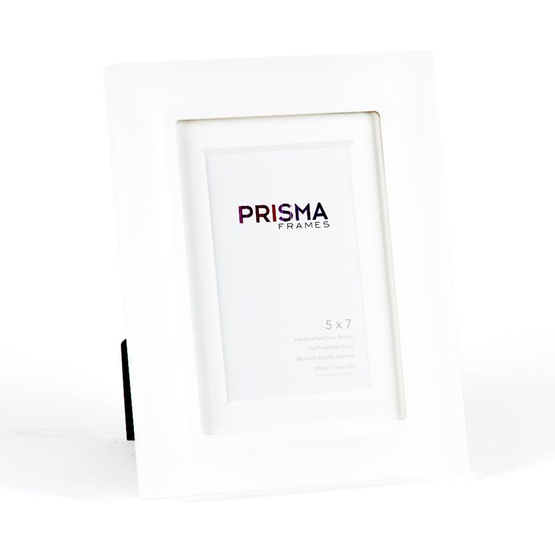 Prisma 5x7 Perla Sanded Snow White Picture Frame - Style FKS00SW5