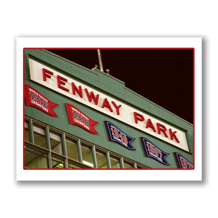 Fenway park card by Kurt Neumann