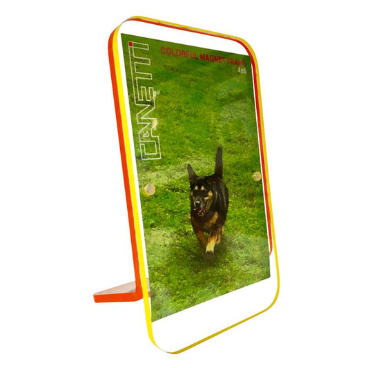 Canetti 5x7 Colorful magnet frame - Yellow / Orange - LC902  -