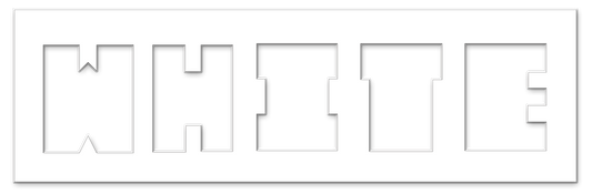 Cut Out Letter Mat with up to 5 letters - 20 x 8