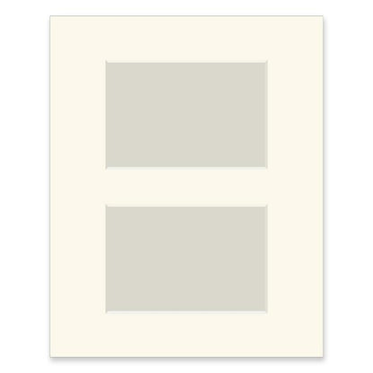 Archival Matting 8x10 with Two Openings - in colors