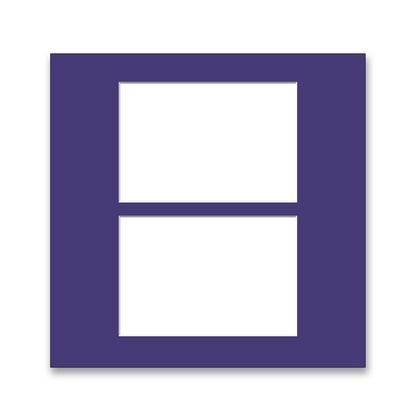 Archival Matting 12x12 with Two Openings - in colors