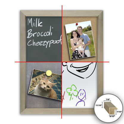 Frame It silver 11x14 Framed Memo Board - style 176
