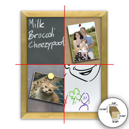 Frame It gold 24x30 Framed Memo Board - style 190