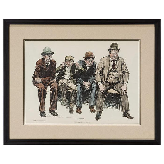 "Four Men Sitting" by Charles Dane Gibson