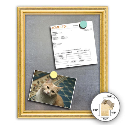 Frame It gold 20x30 Framed Memo Board - style 21
