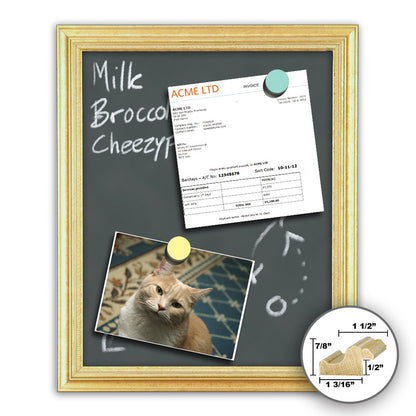 Frame It gold 24x24 Framed Memo Board - style 274