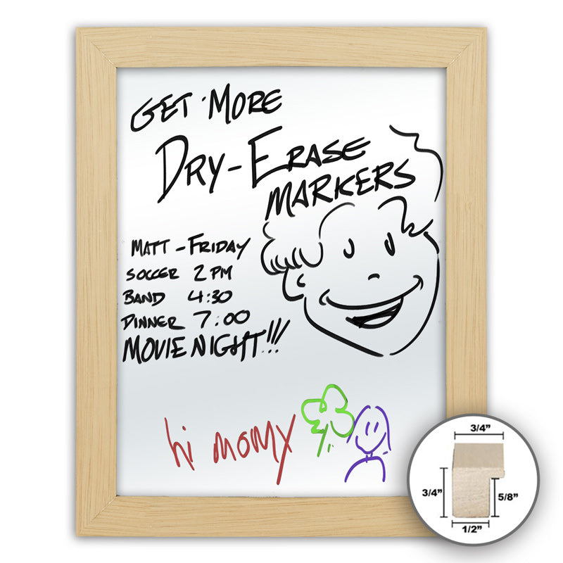 Frame It natural wood 20x30 Framed Memo Board - style 405