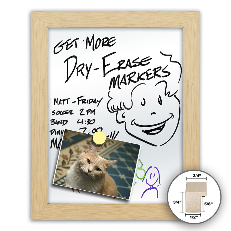Frame It natural wood 20x30 Framed Memo Board - style 405
