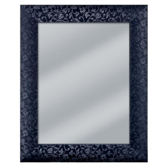 Fabric floral damask mirror 24x30