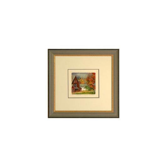 "Barn and Tree" by Gretchen Hill Woodman
