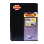 Pioneer 48-Pocket black leather CD and Photo Album - style CD-48 at Frame It Waban Gallery
