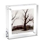 Canetti LC444 4"x4" Acrylic Magnet Frame - Clear