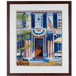 framed artwork of Front Door to House by S. Barber