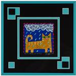 framed artwork "Rain, Rain, Go Away" by Nancy Coffelt