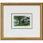 framed artwork "July" by Caroll Collette