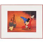 laminated disney artwork casting a spell from fantasia 1940