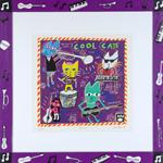 framed artwork Cool cats artwork by dave faville