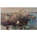 canvas print of Boat Launching by Don Hatfield