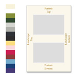 12x18 Foil-Printed Archival Matting - Two Opening