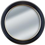 Round Black and Gold Framed Wall Mirror | Frame It Waban Gallery