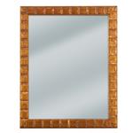 Distressed gold framed mirror with square detailing 12 3/4 x 15 3/4 | Frame It Waban Gallery