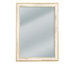 Distressed off-white framed mirror 13 1/4 x 18 1/4 | Frame It Waban Gallery