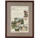 framed Harpers Weekly (The Harvard Celebration) by Henry Sandham