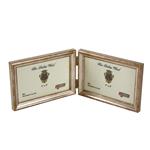 F.G. Galassi Silver 4x6 Hinged Double Ready Made Wood Frame - style -13846H2 | Frame It Waban Gallery
