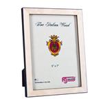F.G. Galassi Ivory 4x6 glossy burlwood ready made frame - style 24046 | Frame It Waban Gallery