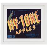 hy tone apples advertising poster framed