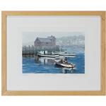 Framed artwork "In the Mist" by Carroll Collette
