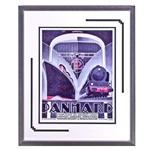 framed Panhard car advertising poster